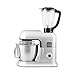 Kitchencook Robot PETRIN 6,5L Blender SECURISE ET Accessoires en Teflon Expert XL Argent, 1300 W, 6.5 liters