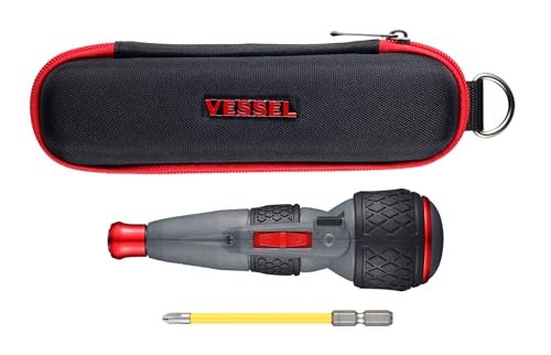 ベッセル(VESSEL) ドライバーケース(スリム) 電ドラボールに最適 TPC-11 & 電動 ボールグリップ ドライバー ビット1本付 電ドラボール ハイスピード (低反動) 220USB-S1