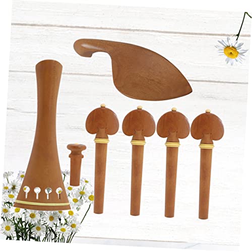 SAFIGLE 1 Conjunto 4 Peças De Reposição De Violino Estaca De Madeira