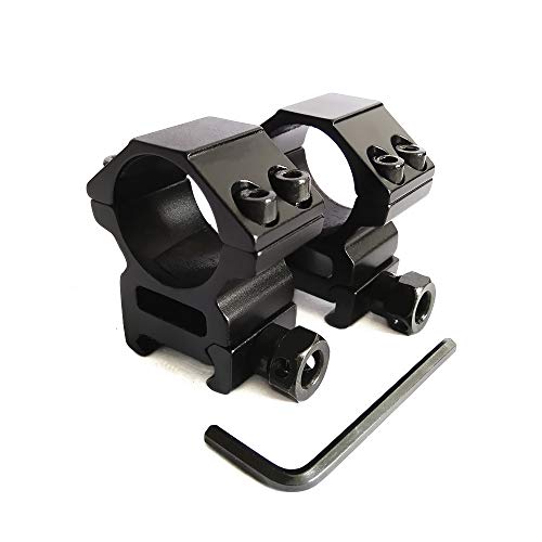 HWZ 1"/30mm Dovetail Scope Mount Rings Medium Profile for 11mm/20mm Dovetail Picatinny Weaver (2 Pieces) (25mm,20mm,Low) Cover