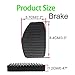 Papakesue 2Pcs 9120804880 Rubber Brake Clutch Foot Pedal Pad Cover Compatible with Peugeot 206 1998-2013 Compact Sedan Car 213015 450412