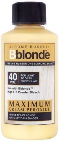 DUO Jerome Russell Bblonde High Lift POWDER Bleach + Cream Peroxide 40v12%, Ivory - Image 4
