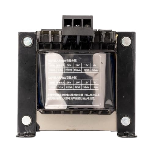 Transformador de control BK-200VA de 200W con entrada de 380V y salida multinivel 4