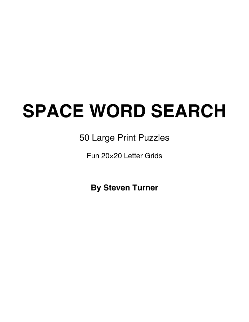 Space Word Search