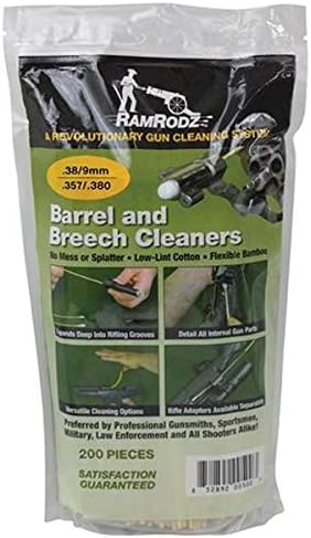 .38/9mm w/ 8 Bamboo Handle 200 pcs RamRodz