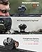 MidTen 2MOA Red Dot Sight, 1x25mm Reflex Sight Waterproof & Shockproof & Fog-Proof Red Dot Scope with 1 inch Riser Mount, Black
