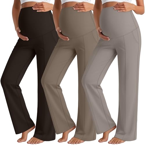 Sweetyweee 3-Pack Maternity Pants