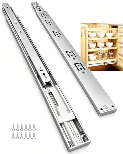 Gobrico Soft Close Drawer Slides 22 inch 2 Pair，Drawer Slide...