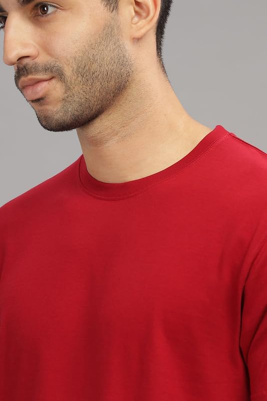 Image of XENOVAURBAN Unisex Regular Cotton Combo of 2 Solid Color Tshirt