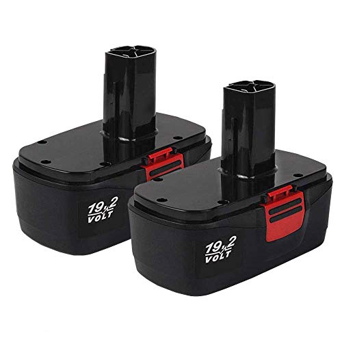 2Pack C3 Battery 3.6Ah Replacement for Craftsman 19.2V Battery DieHard C3 19.2 Volt Power Tools 130279005 130279017 11376 11045 Cordless Drill Drivers
