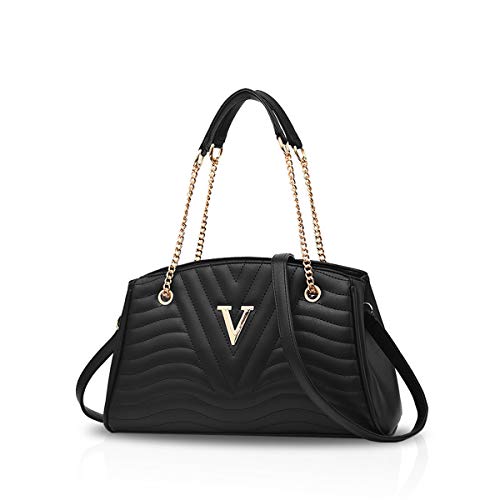 NICOLE & DORIS Bolsos para Damas Bolsos Bandolera para Mujer Bolsos Acolchada...