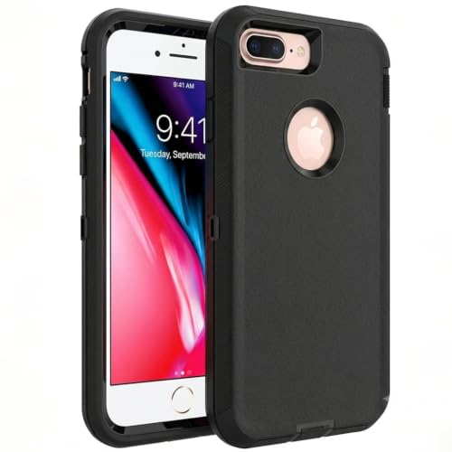 Image of Shockproof Case for iPhone 8 Plus /7 PLUS /6S Plus /6 Plus,Black