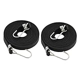 Anneome 2stücke Bindegerät Elastische Kordel Mit Haken Spannseil Bindegurt Spanngurt Für Motorrad Batterieauto Ladung Befestigung Gürtel