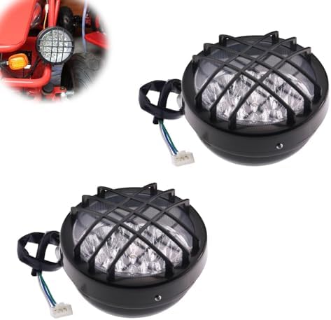 ATV Light Set Acouto ATV Headlight And Tail Light Set - Dinosaur Style 12V LED Lights For Quad Bikes Quad Bike Lighting - Foto 11