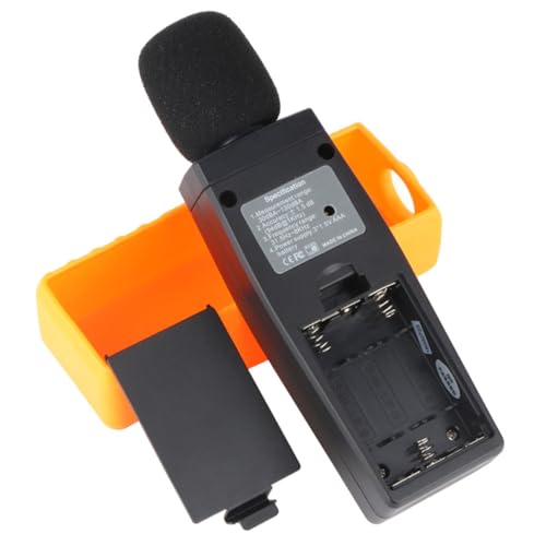 OUNONA Compact Digital Sound Level Meter Noise Monitoring Device for Home School Factory Backlight Alarm