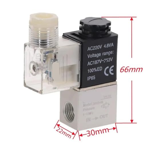 Vanne solénoïde pneumatique 1/4 pouce 2V025-08 110V AC NC - 3