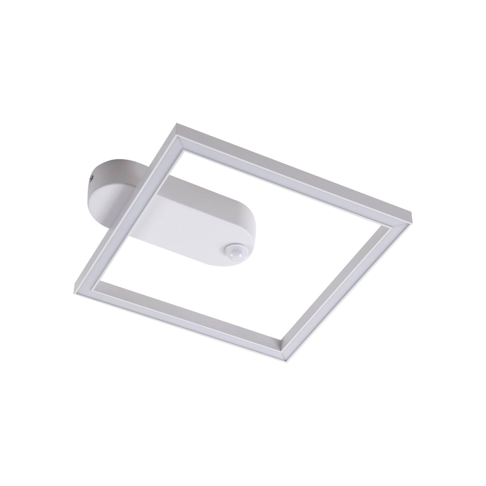 Lindby White Ceiling Light With Sensor Yulla Motion Detector (Modern) In Made Of Aluminium For E.g. Hallway (1 Light Source,) From Ceiling Lamp,