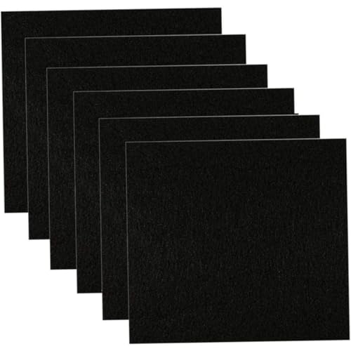 Aetherize Pet Sand Box Filter Active Charcoal for Cat Litter Air Freshener Can Be Cut to Fit Most Cat Sand Bowls 6 piezas Activated Charcoal Filter