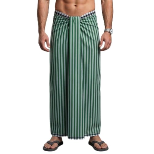Image of Men's Cotton Lungi | Soft Breathable Wrap Around Lungi | Comfortable Daily & Home Wear for Men