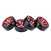 GoolRC 4PCS/Set 1/10 Drift Car Tires Hard Tyre Replacement for Traxxas HSP Tamiya HPI Kyosho On-Road Drifting Car (Red)