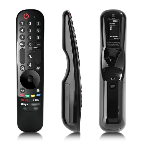 Ampia compatibilità con LG Smart TVs: questo telecomando di ricambio LG Magic Remote è completamente compatibile con quasi tutti i modelli di LG Smart TV, tra cui OLED, QNED, NanoCell, UHD, 4K e 8K. Perfetto come ricambio per LG Remote Control Smart TV o telecomando LG Magic Remote per modelli come MR21GA, MR22GA e MR23GA.