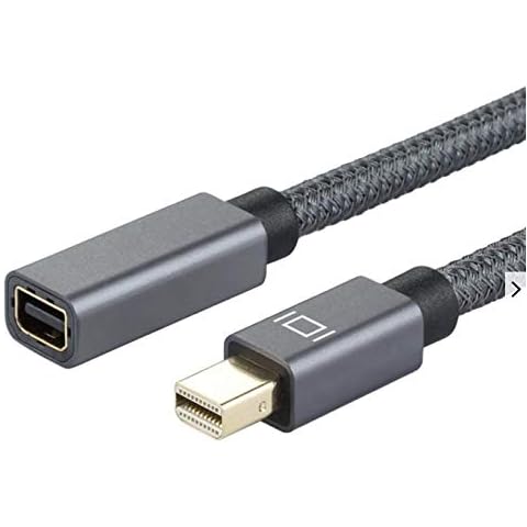 innov8 Mini DisplayPort Male to Female Extension Cable For Computer, Monitor, Projector, Laptop - 1m Cover