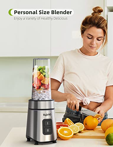 Syvio Blender For Shakes And Smoothies, 600W Personal Blender, Smoothie Blender With 2 Speed Control, Bullet Blender With 2 Bpa-Free 20Oz Sport Cup #TOP3
