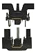 Malibu 8150-9801-01 Cable Connector Low Voltage, Black