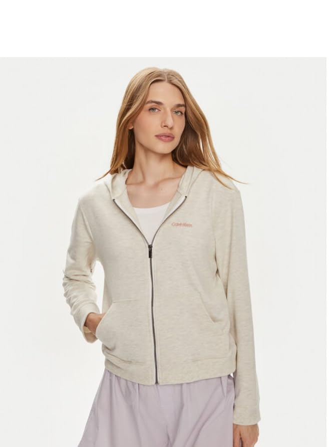 Calvin Klein Damen Full Zip Hoodie Pullover