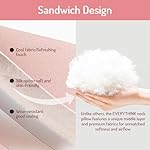 Inflatable Travel Neck Pillow, U-Shape, Dark Gray Nylon, Portable for Airplane, Train, Car, Office Use, Adult Size (Pink) - Image 5