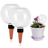 Viitech Bewässerungskugeln 500ml, Automatische Pflanzen Bewässerung, Wasserspender Pflanzen zur Automatischen Bewässerung von Zimmer und Gartenpflanzen (2 Stück)