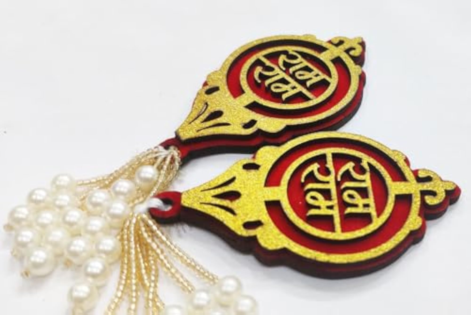 Puja Sohn Soon Puja Ram Ram Wood Tags