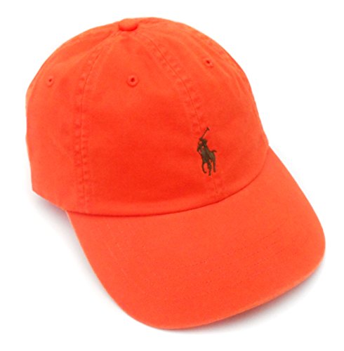 Polo Ralph Lauren Mens Twill Classic Ball Cap Orange O/S