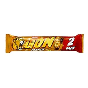 28 x Chocolade Reep Lion Peanut 2-Pack 62 gram