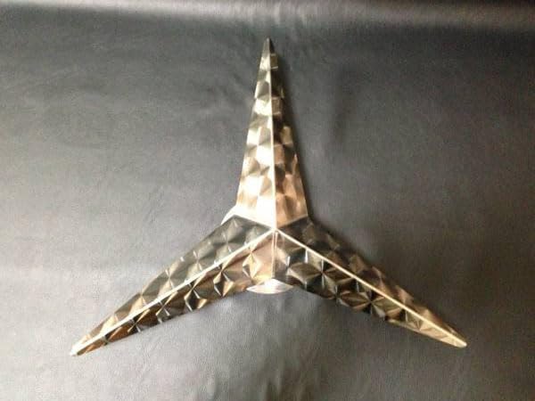 ウロコステンレス製 大型車用 22.5インチ うろこホイールスピンナー 4