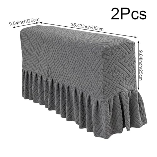 Funda para reposabrazos de sofá elástica y antideslizante 4