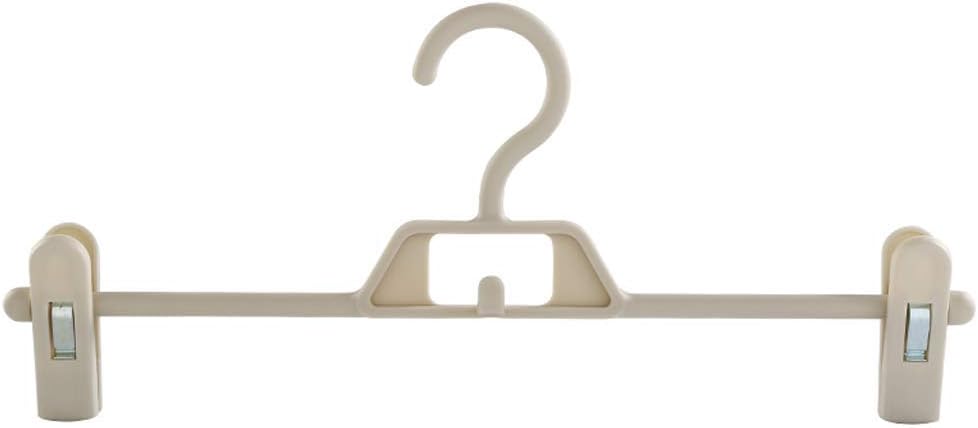 Drying Rack Hanger Multi-Function Household Pants Hanger Storage Underwear Skirt Clip Multi-Layer Pants Hanging Shelf PP Hanger (Color : White) Shelf (Gray) (Beige)