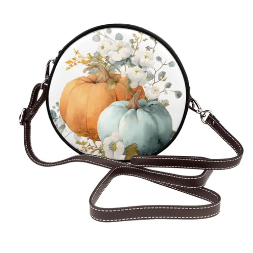 Sac à bandoulière rond fleuri pour femme parfait pour les balades