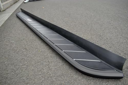 Estribos laterales para BYD Seal U 2023-2026 en aluminio y plastico ABS con soporte 3