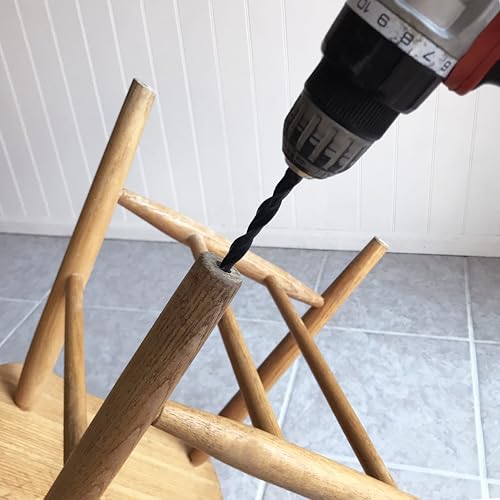 Shepherd Hardware 4-Pack 1" Threaded Felt Furniture Glides - 1/4" Stem Adjustable Leveling Feet for Wood, Tile & Laminate Floors - Tan (Includes Threaded Inserts) - Image 9