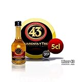 24 x Miniaturas de licor 43 Regalo con miniaturas de licor 43 de 5cl para bodas, comuniones o bautizos (Pack 24)