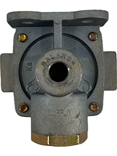 Image of TORQUE 2 Pack QR-1C Quick Release Valve for Heavy Duty Air Brake Systems, Replaces Bendix 289714 289714N, Haldex 289714X KN32041, Velvac 034012 34012, Mack 25175160