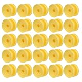 Donut Corner Post Electric Fence Insulators, Yellow, 20