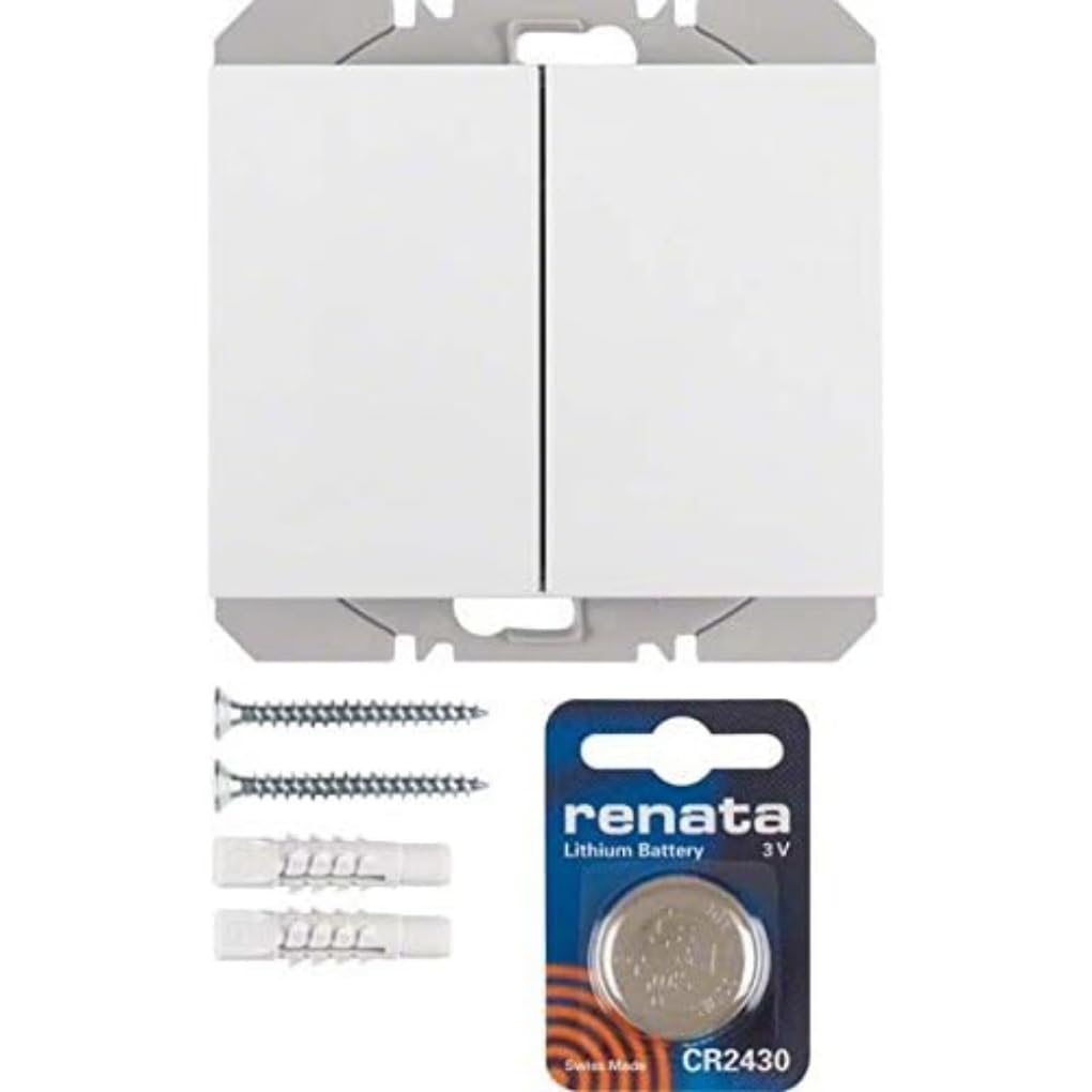 Commande KNX radio quicklink Berker K.1 Hager blanc polar brillant