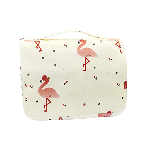 Preisvergleich Produktbild Kulturbeutel Hygienebeutel Kosmetiktasche Kosmetiktasche Portable Travel Kit Organizer Haushalt Storage Pack / Bad Lagerung wasserdichte Waschbeutel für Frauen Mädchen (weiß)