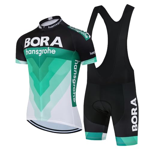 HOMTOL Maillot de Cyclisme Homme avec 3D Gel Rembourré Montagne Cyclisme Shorts VTT Courtes Respirant Vêtements de Cyclisme Sports Shorts Pantalons avec Tee...