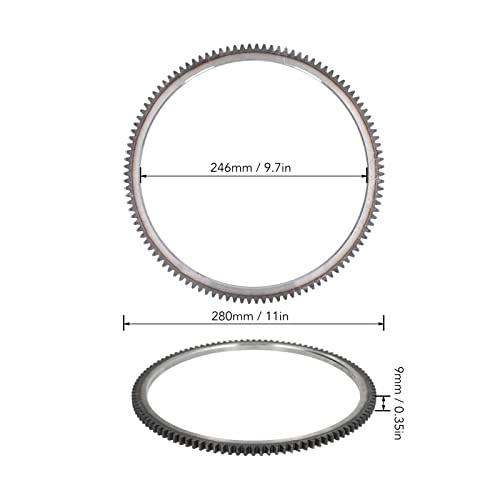 Image of Flywheel Ring Replacement, Engine Ring Gear 110 Teeth Easy to Install for Industrial Machines