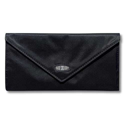 Image of Big Skinny Women's Slimvelope Tri-Fold Checkbook Slim Wallet, Holds Up to 40 Cards