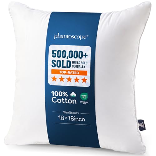 Phantoscope 18x18 Pillow Insert - Throw Pillow...