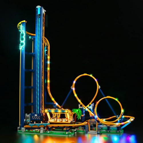 LED Lighting Kit for Lego 10303 - for Loop Coaster Model DIY Custom Lights (Model Not Included)
